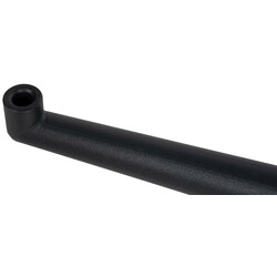 Firkantet sort metallisk fodgitter til kontorstole 50 mm gasfjeder