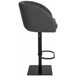 Gambo barstol med filtbelægning justerbar højde og 360° drejning