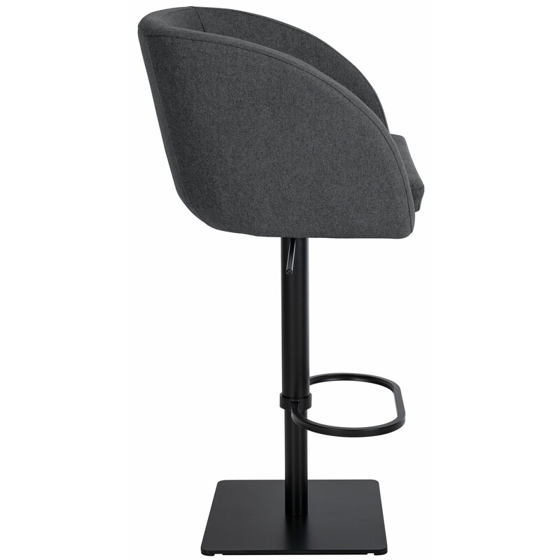 Gambo barstol med filtbelægning justerbar højde og 360° drejning