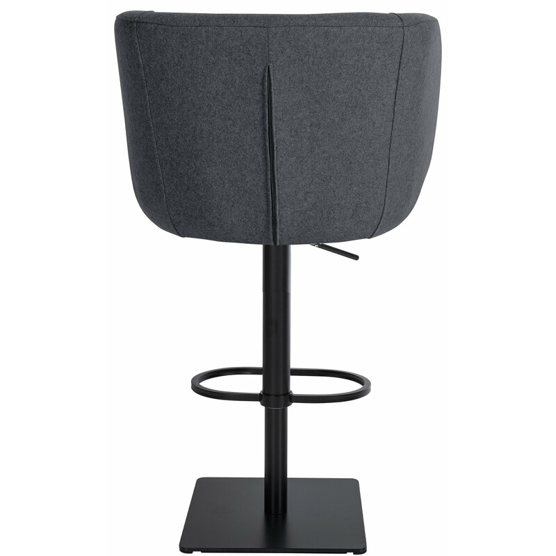 Gambo barstol med filtbelægning justerbar højde og 360° drejning