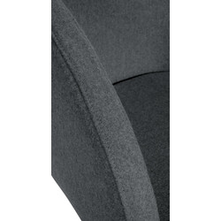 Gambo barstol med filtbelægning justerbar højde og 360° drejning