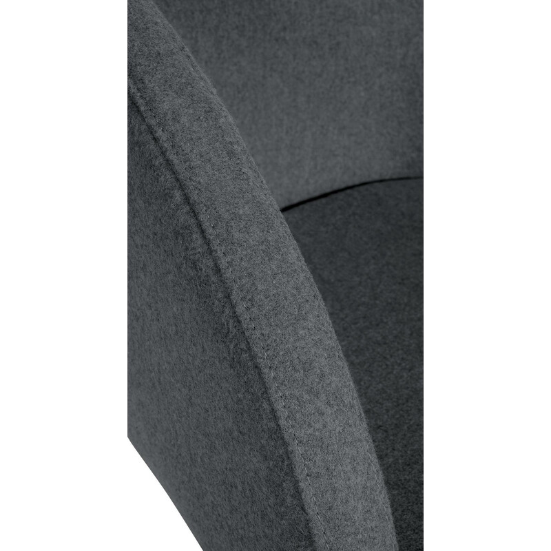 Gambo barstol med filtbelægning justerbar højde og 360° drejning