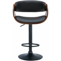Portmore roterende barstol i kunstlæder med justerbar højde