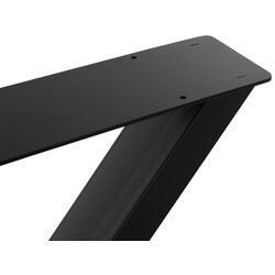 X-formet stål bordben Swift 200 kg belastning 72 cm højde