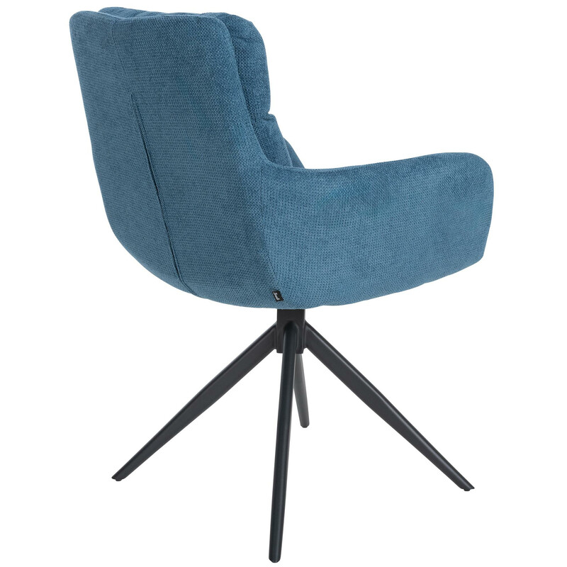 Moderne Vilas spisestol drejbar polstret 7 farver 120 kg