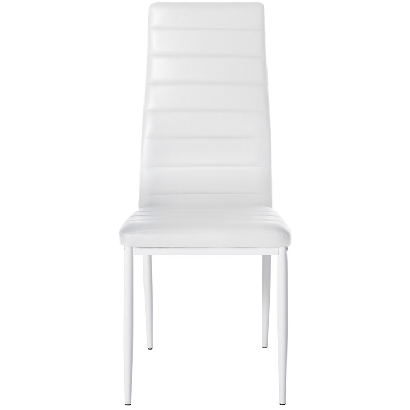 Mayfair spisestol med polstret sæde ryglæn og metalramme