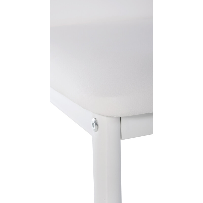 Savino moderne polstret spisestol i kunstlæder eller fløjl