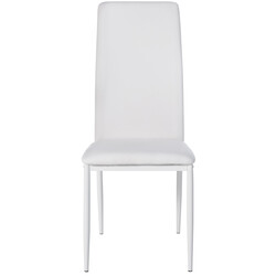 Savino moderne polstret spisestol i kunstlæder eller fløjl