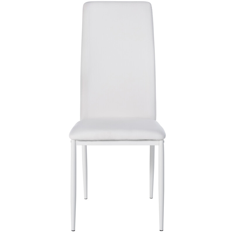 Savino moderne polstret spisestol i kunstlæder eller fløjl