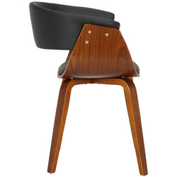 Bruce moderne spisebordstol i kunstlæder med armlæn 110 kg